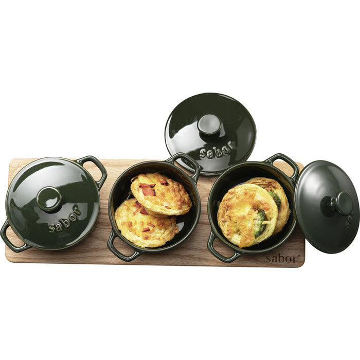 Sabor - Minigryte serveringssett s/3 - 0,3 l