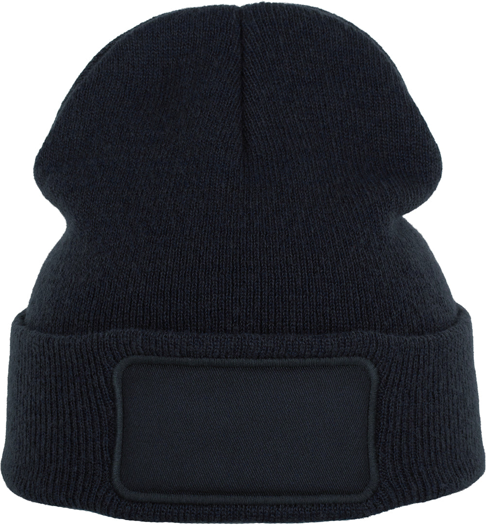 Lue med patch i resirkulert polyester