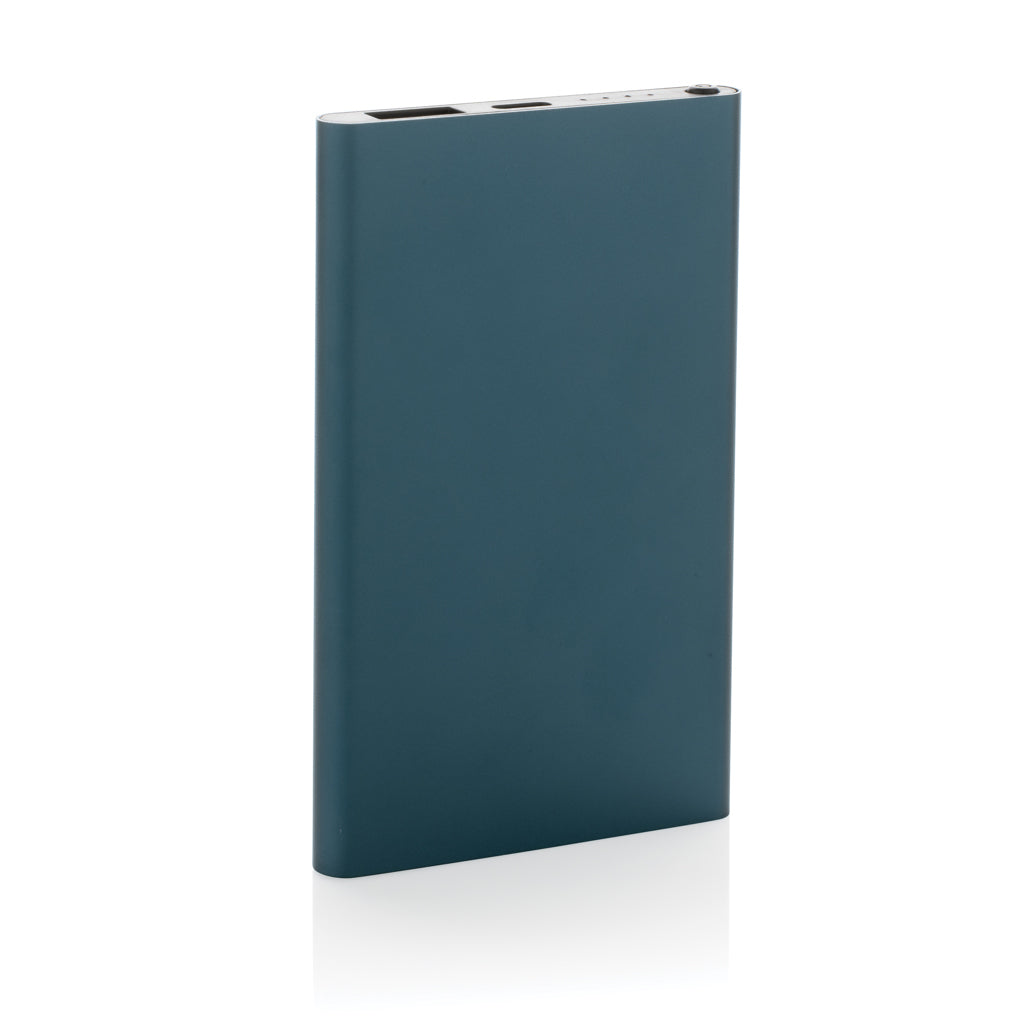 Powerbank 4000 mAh i resirkulert aluminium