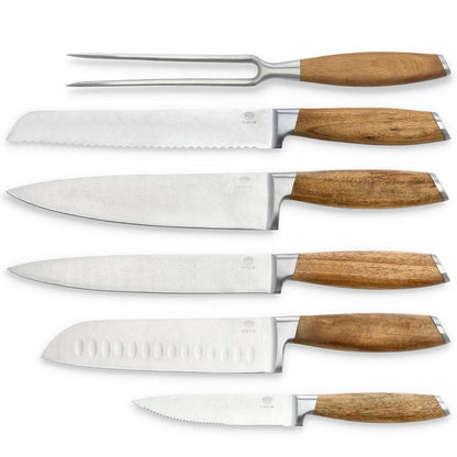 HOLM Knivsett 6 deler Akasie