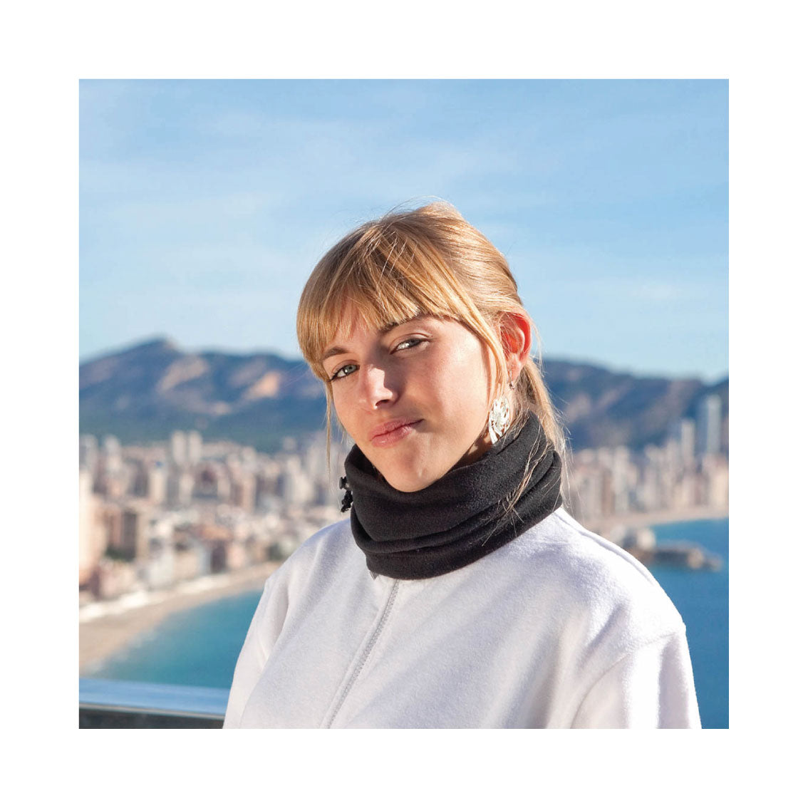 Fleecebuff med brodert logo