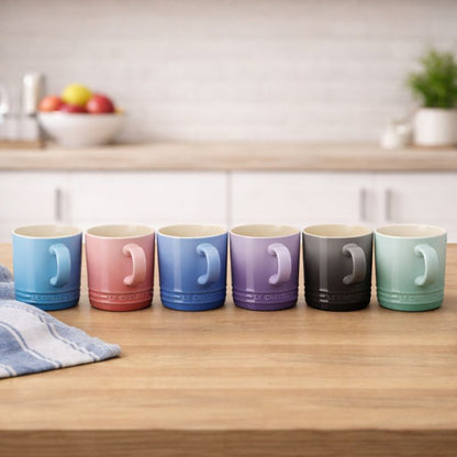 Le Creuset Pastel sett m/ 6 krus stentøy