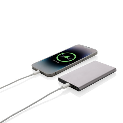 Powerbank 4000 mAh i resirkulert aluminium