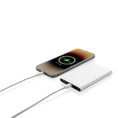 Powerbank 4000 mAh i resirkulert aluminium