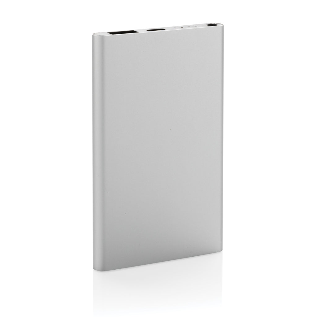 Powerbank 4000 mAh i resirkulert aluminium