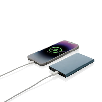 Powerbank 4000 mAh i resirkulert aluminium