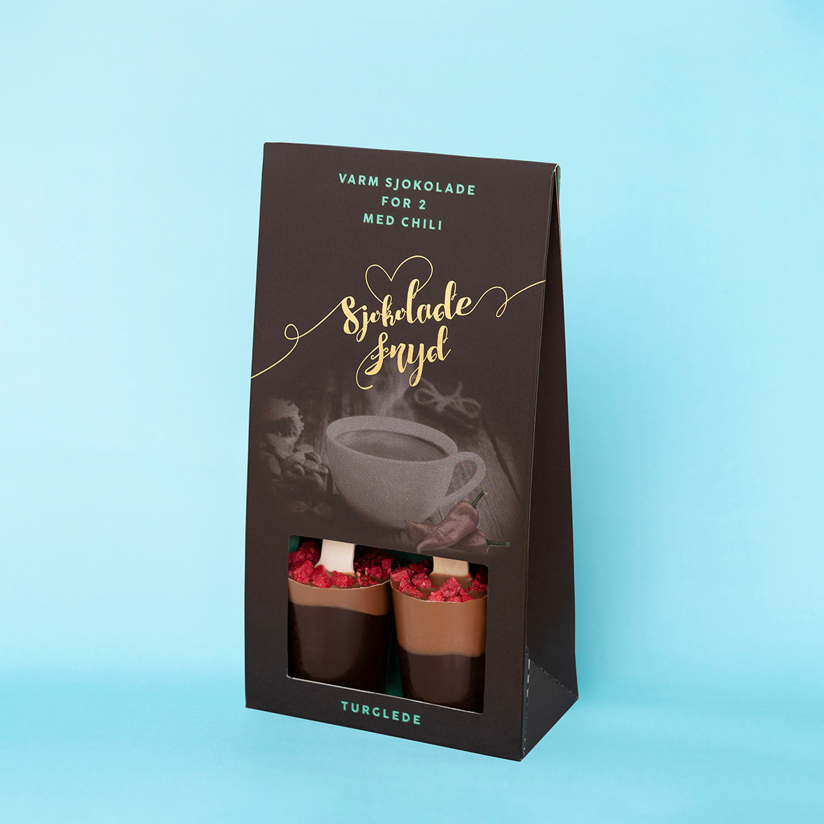 Turglede VARM SJOKOLADE med chili